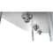 Koolmore 3 Compartment Stainless Steel NSF Commercial Kitchen Sink with Drainboard SC121610-12R3 - alternate 3